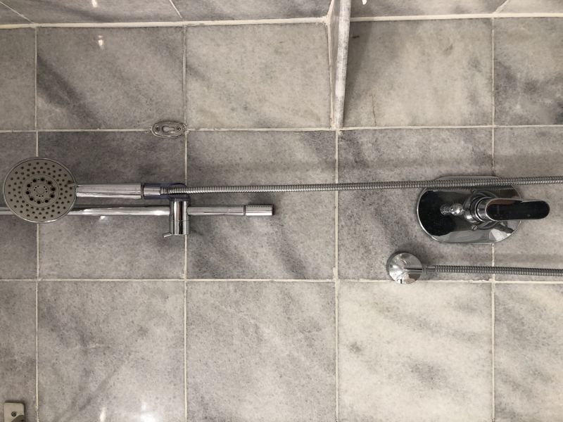Close-up of Shower Fixture